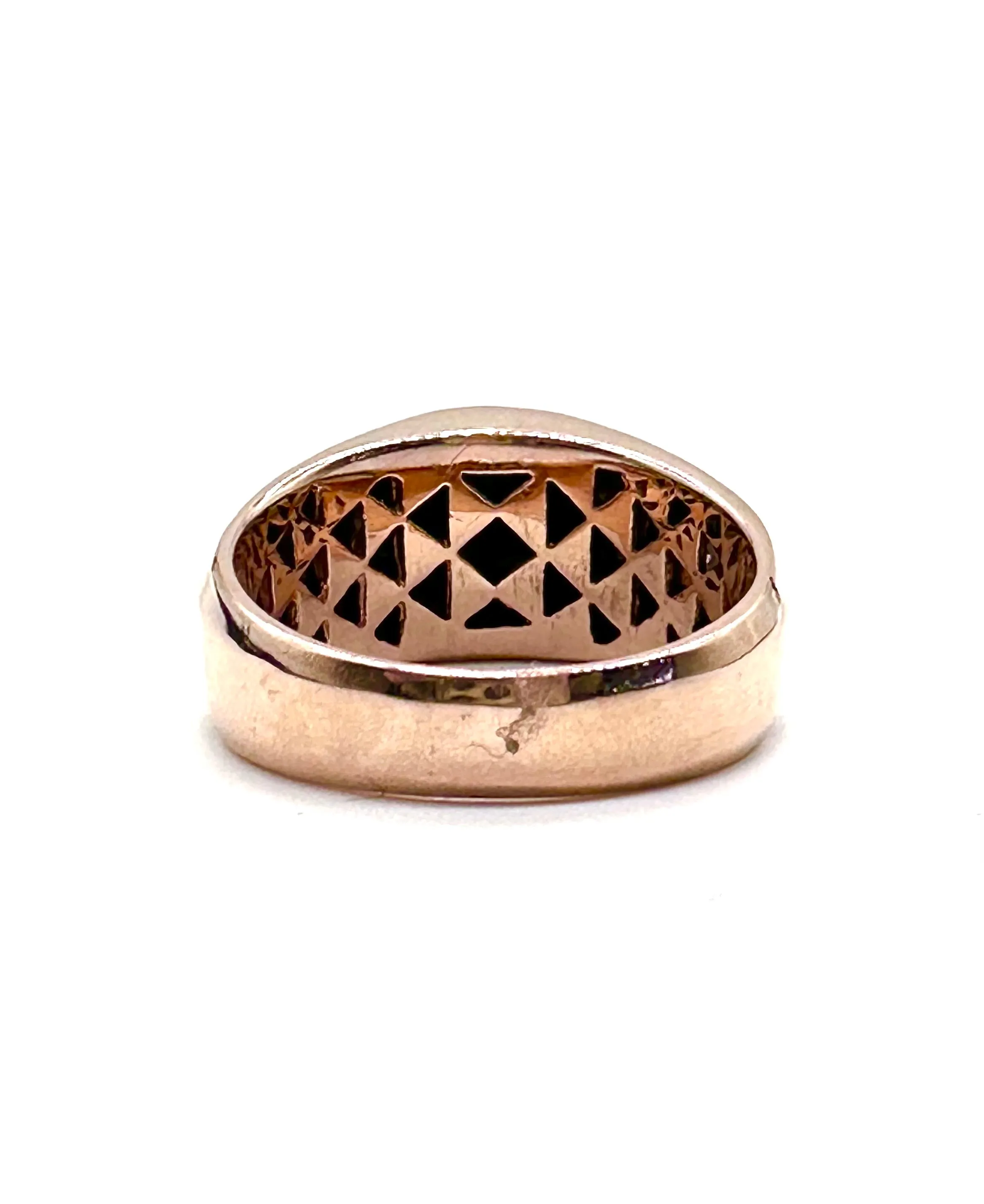 Gents Rose Gold & Diamond Ring