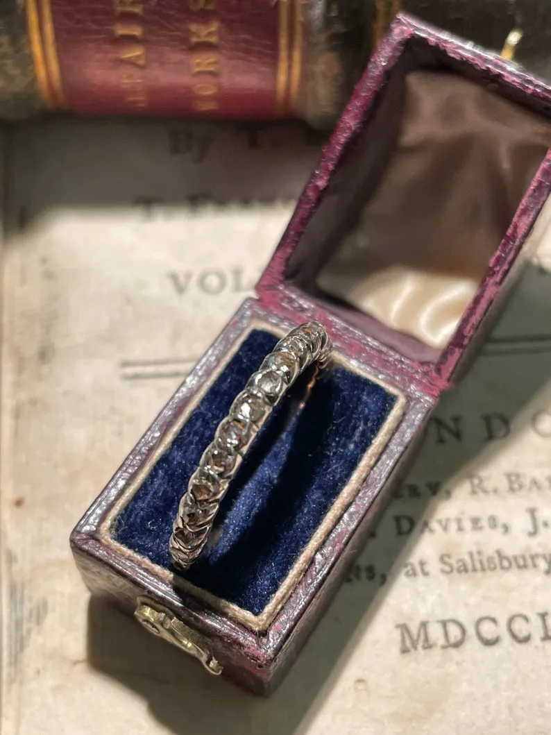 Georgian Full Diamond Eternity Ring