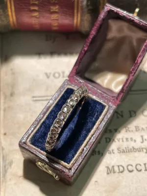 Georgian Full Diamond Eternity Ring