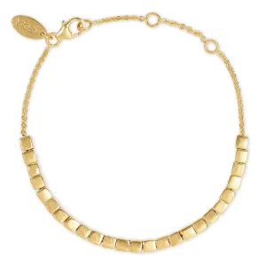 Gold Vermeil Cube Bracelet