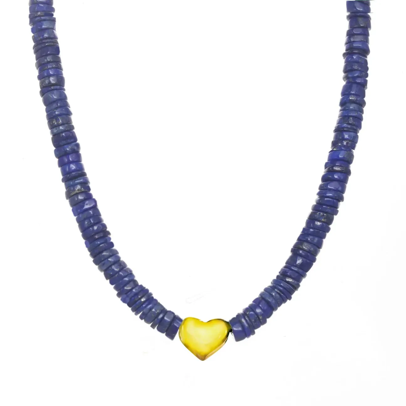 Gpn26 Lapis Heart Necklace