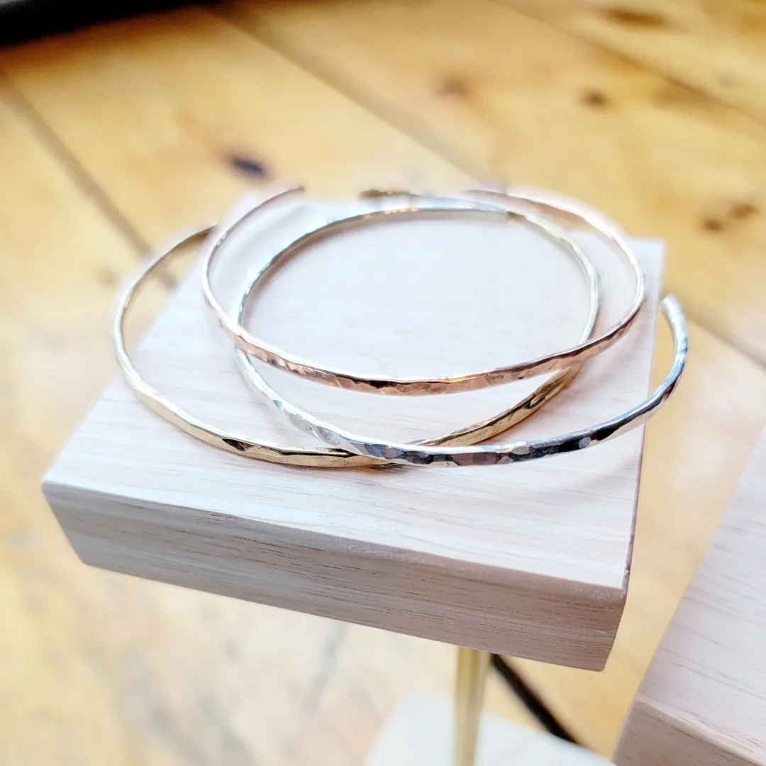 Hammered Gold Cuff