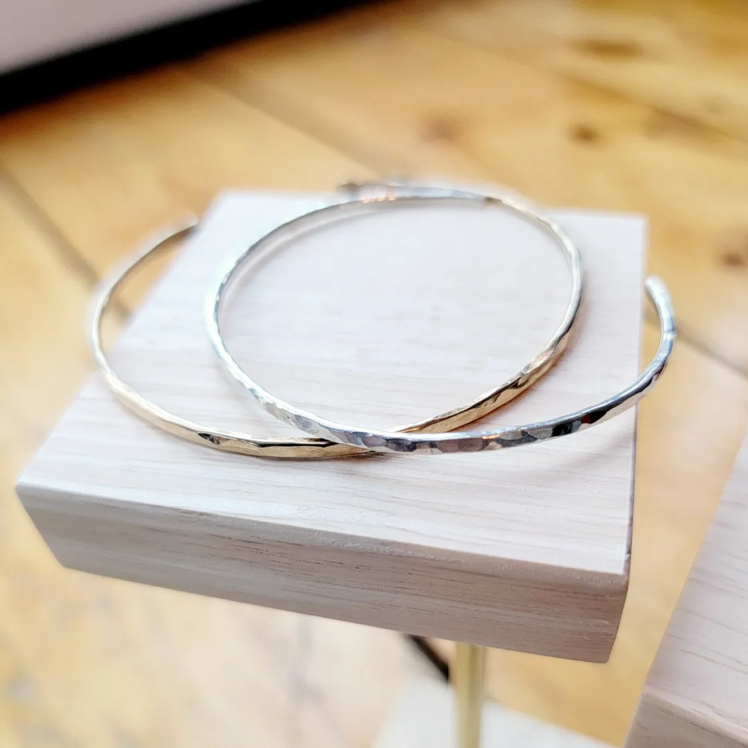Hammered Gold Cuff