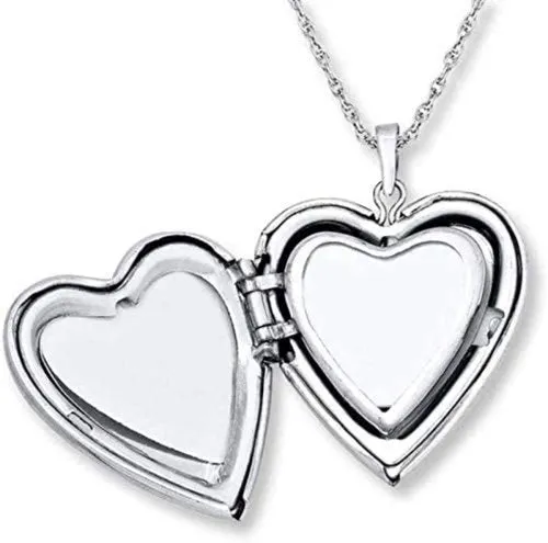 Heart Shaped Openable Photo locket Pendant Jewellery for Women & Men