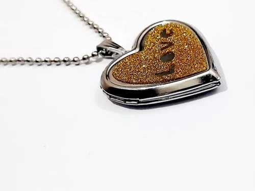 Heart Shaped Openable Photo locket Pendant Jewellery for Women & Men