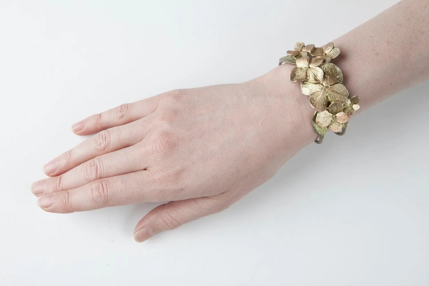 Hydrangea Cuff Bracelet