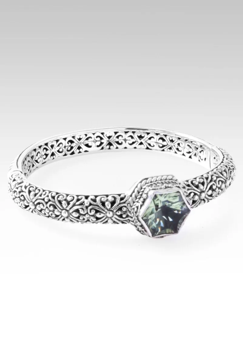 Imperfectly Perfect Bangle™ in Prasiolite