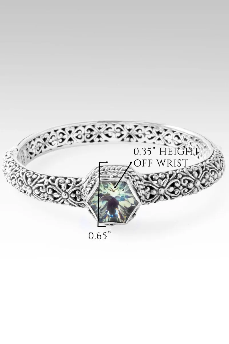 Imperfectly Perfect Bangle™ in Prasiolite
