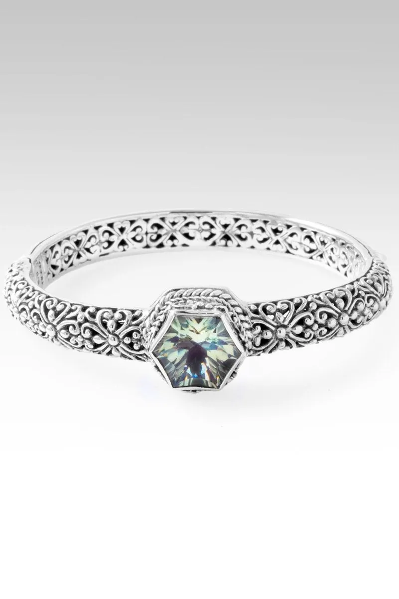 Imperfectly Perfect Bangle™ in Prasiolite