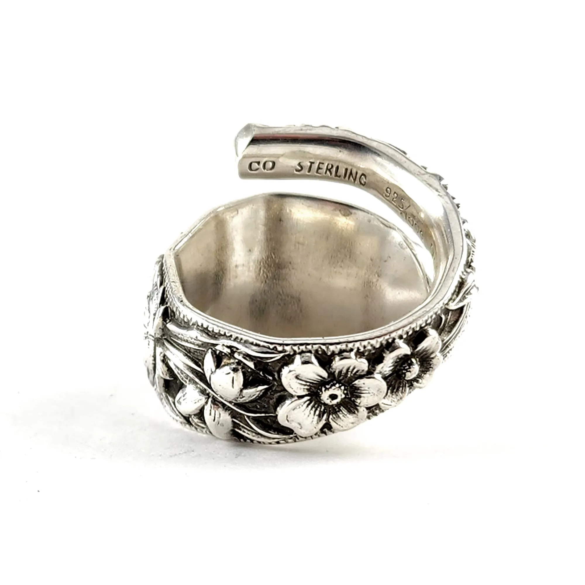Kirk Stieff Repousse Sterling Silver Wrap Around Spoon Ring