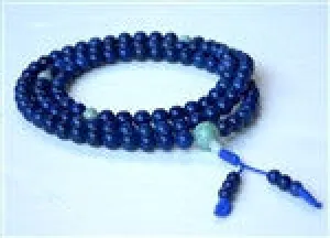 Lapis Mala with Jadite