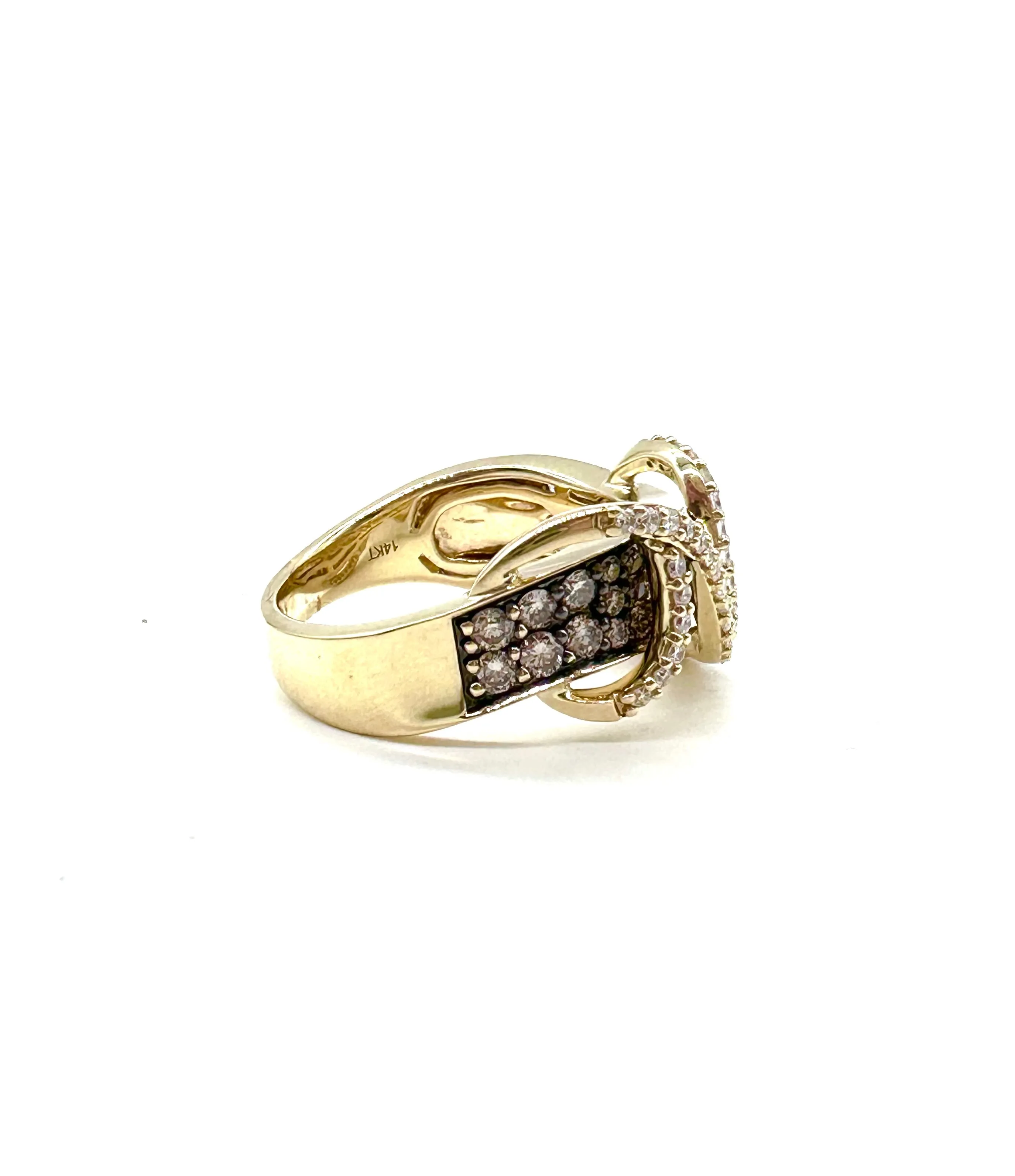 LeVian crossover diamond band