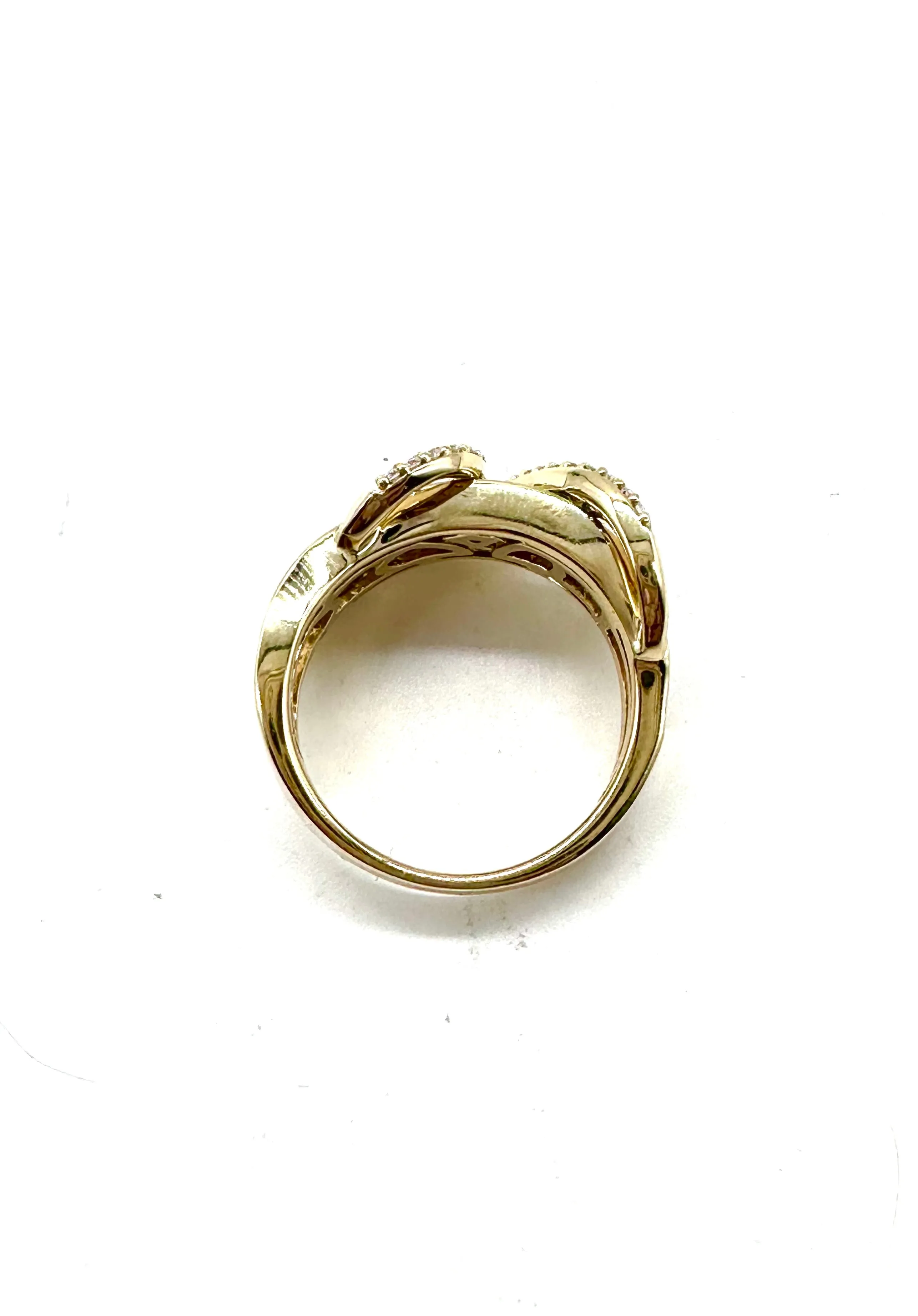 LeVian crossover diamond band