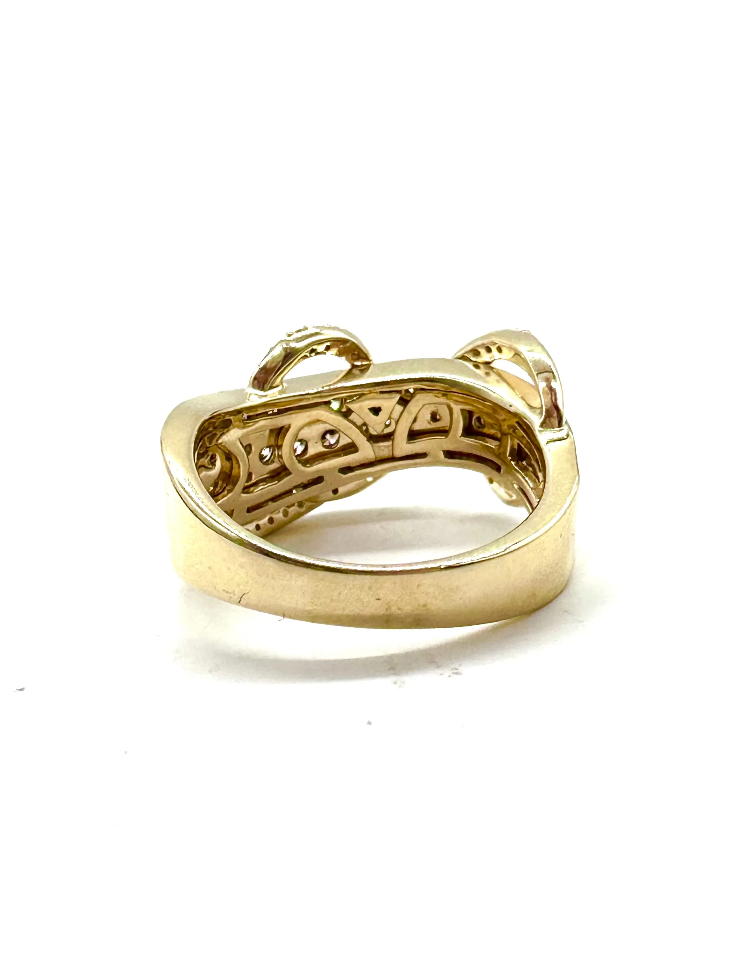 LeVian crossover diamond band
