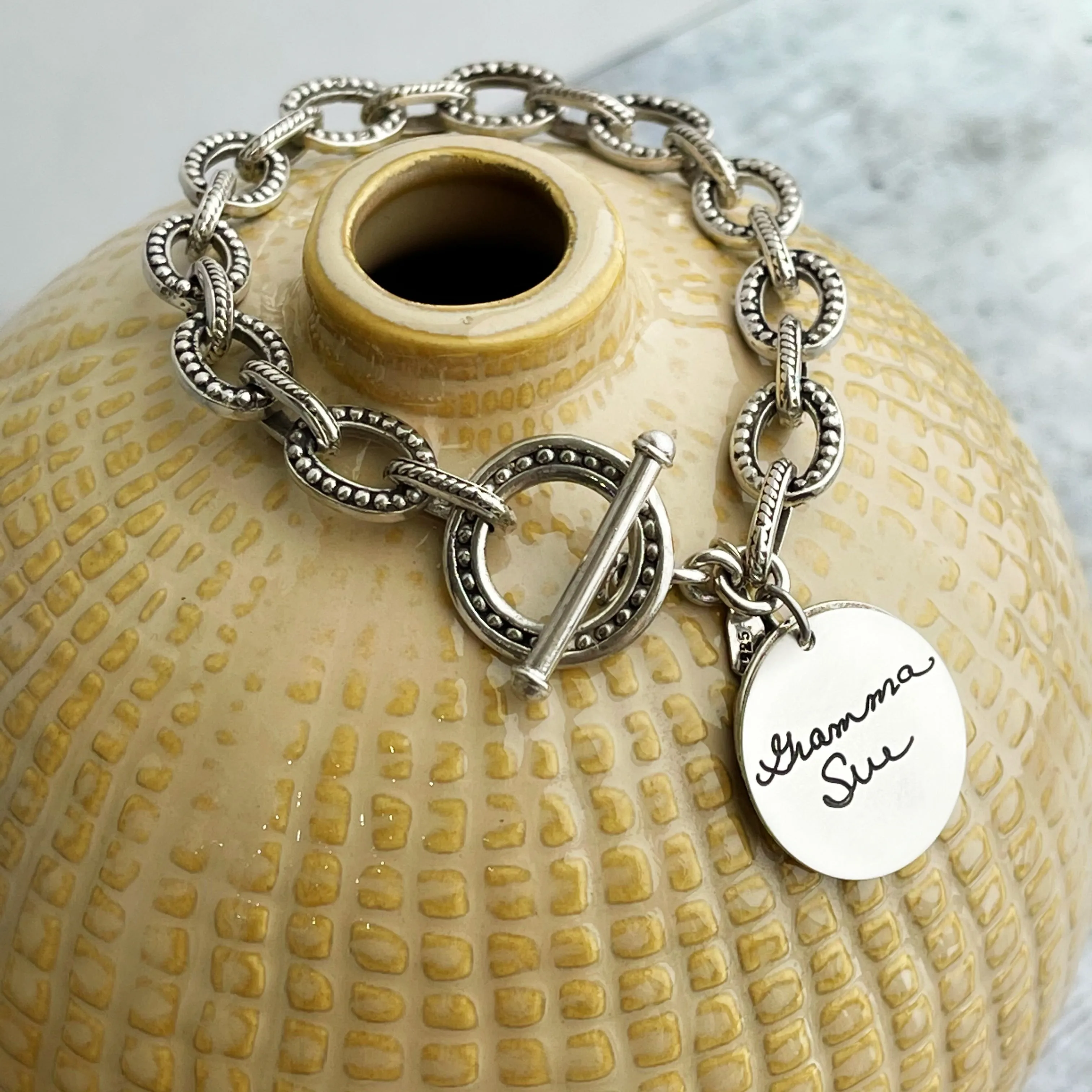 Love Links Sterling Silver Bracelet