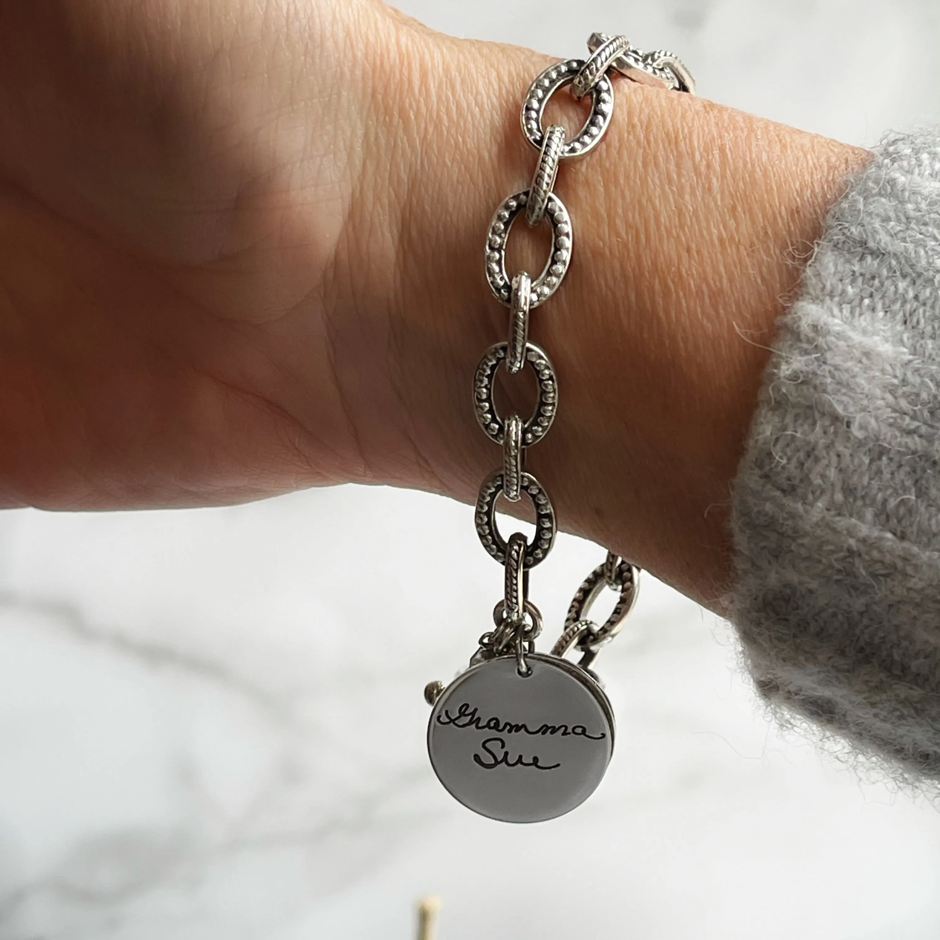Love Links Sterling Silver Bracelet