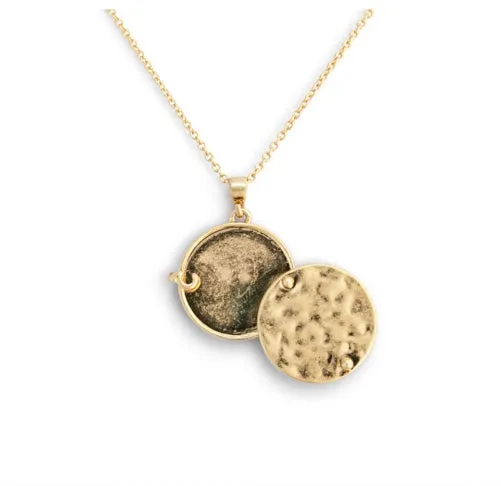 Love you Locket Necklace - Gold