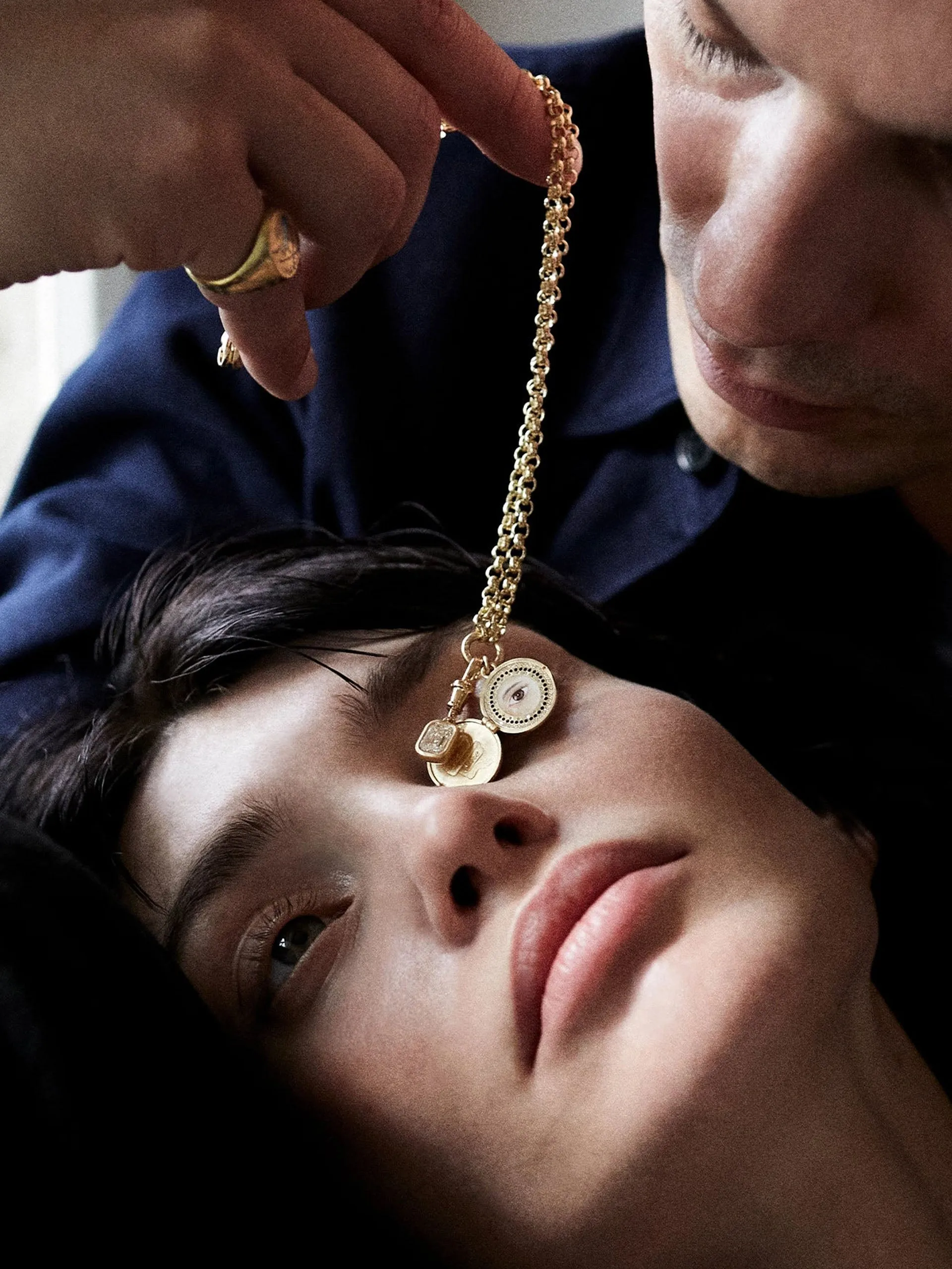 Lover's eye locket