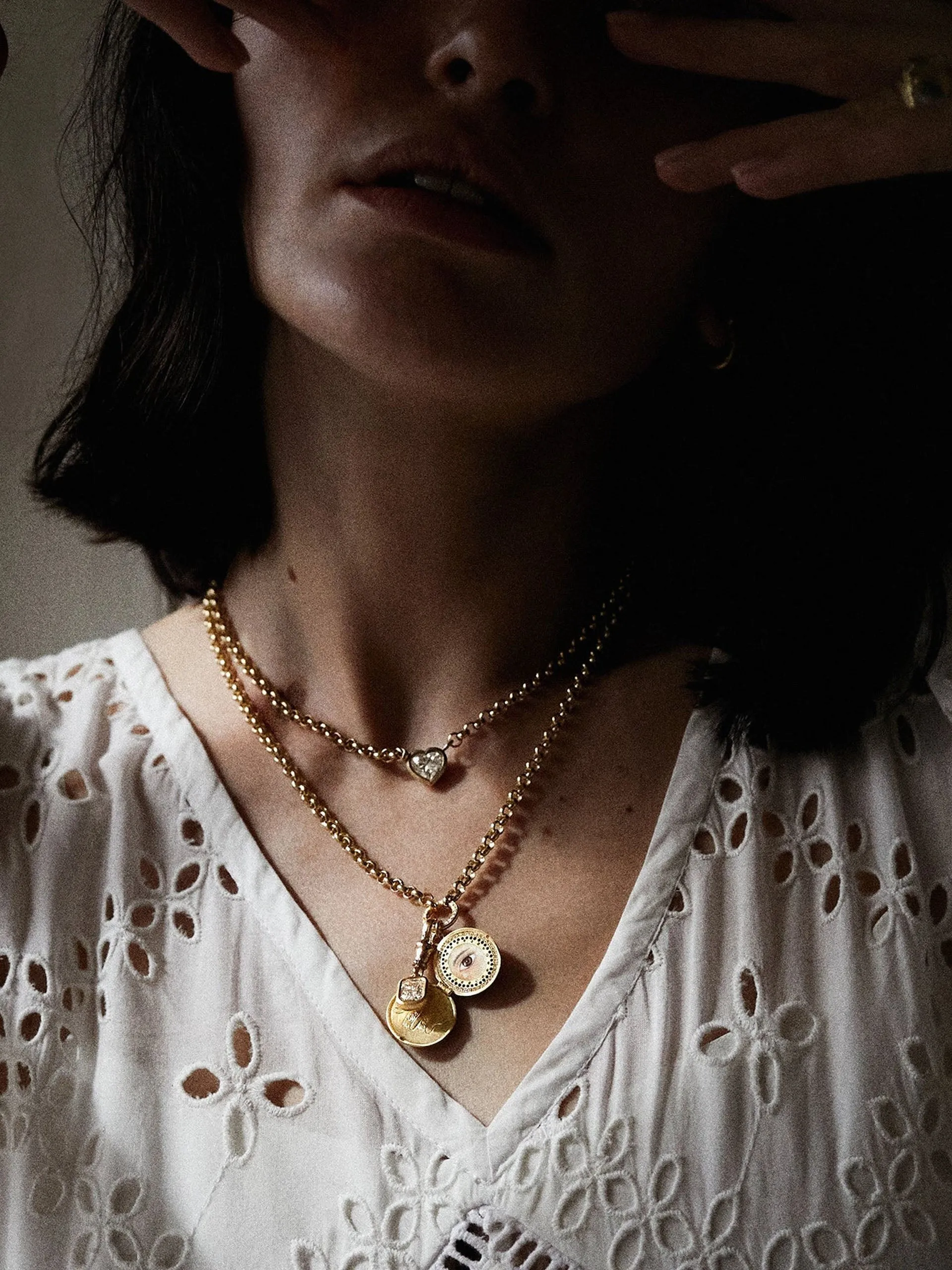 Lover's eye locket