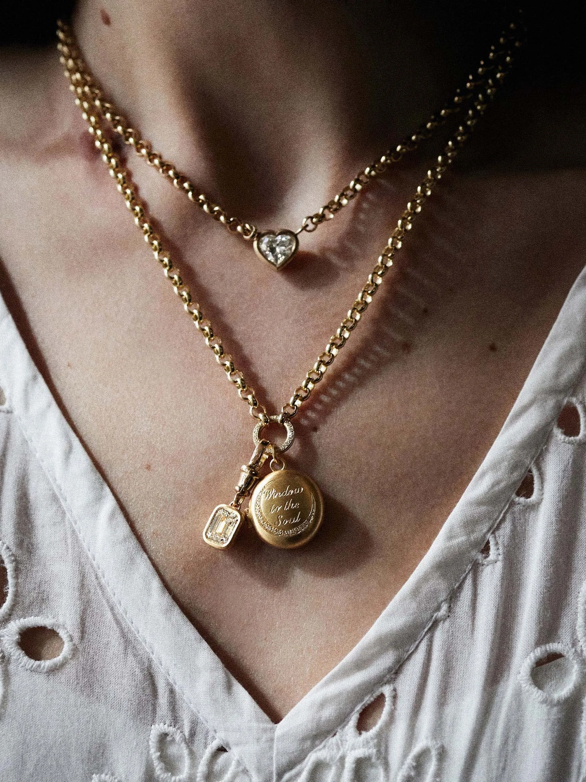 Lover's eye locket