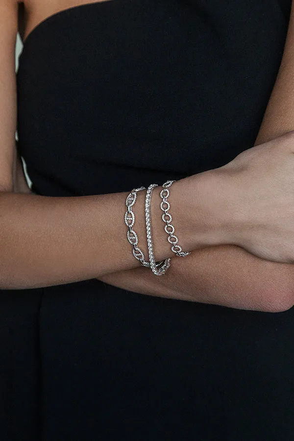 Maille Marine Chain Bracelet - silver