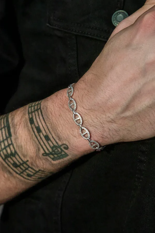 Maille Marine Chain Bracelet - silver