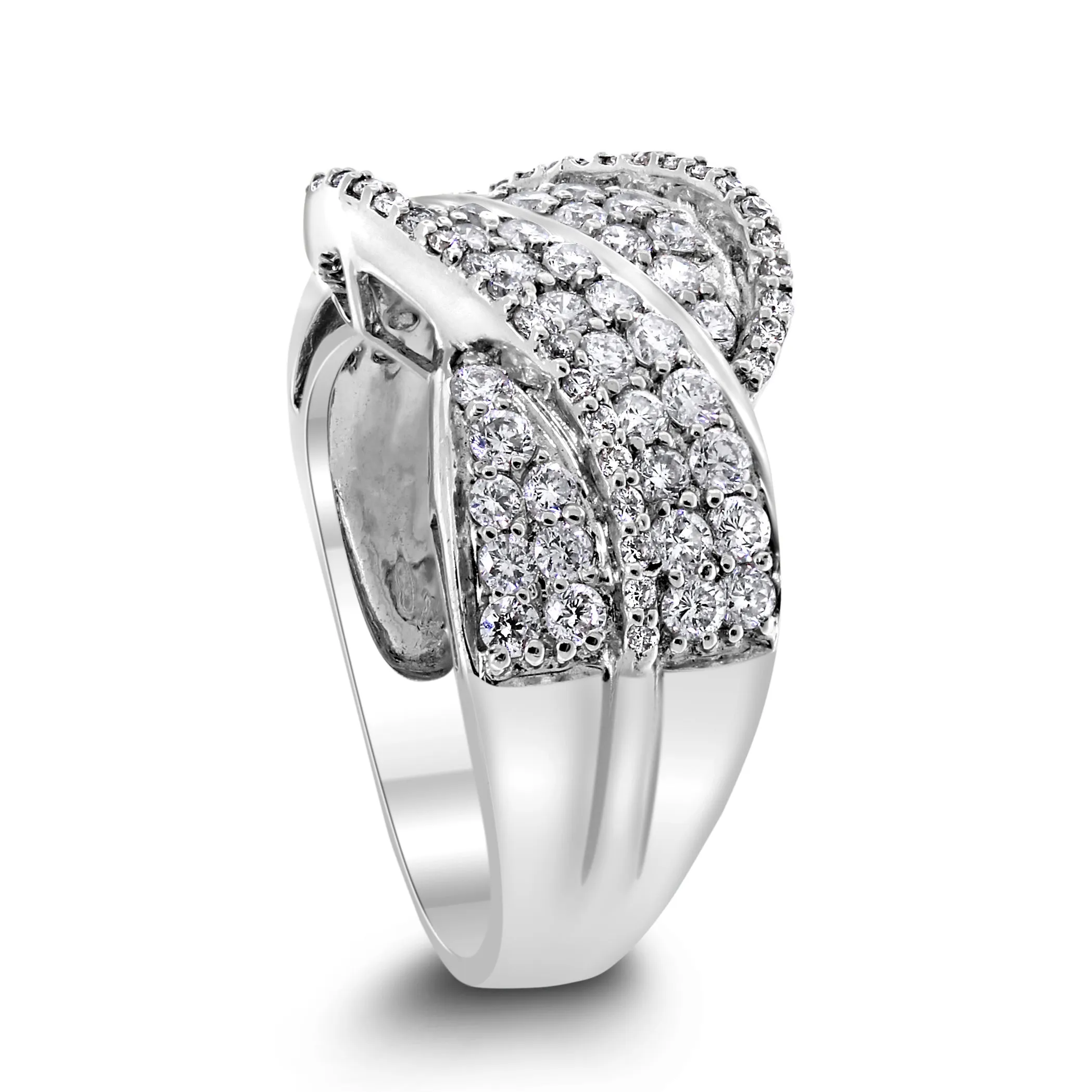 Meera Diamond Band (1.40 ct Diamonds) in White Gold