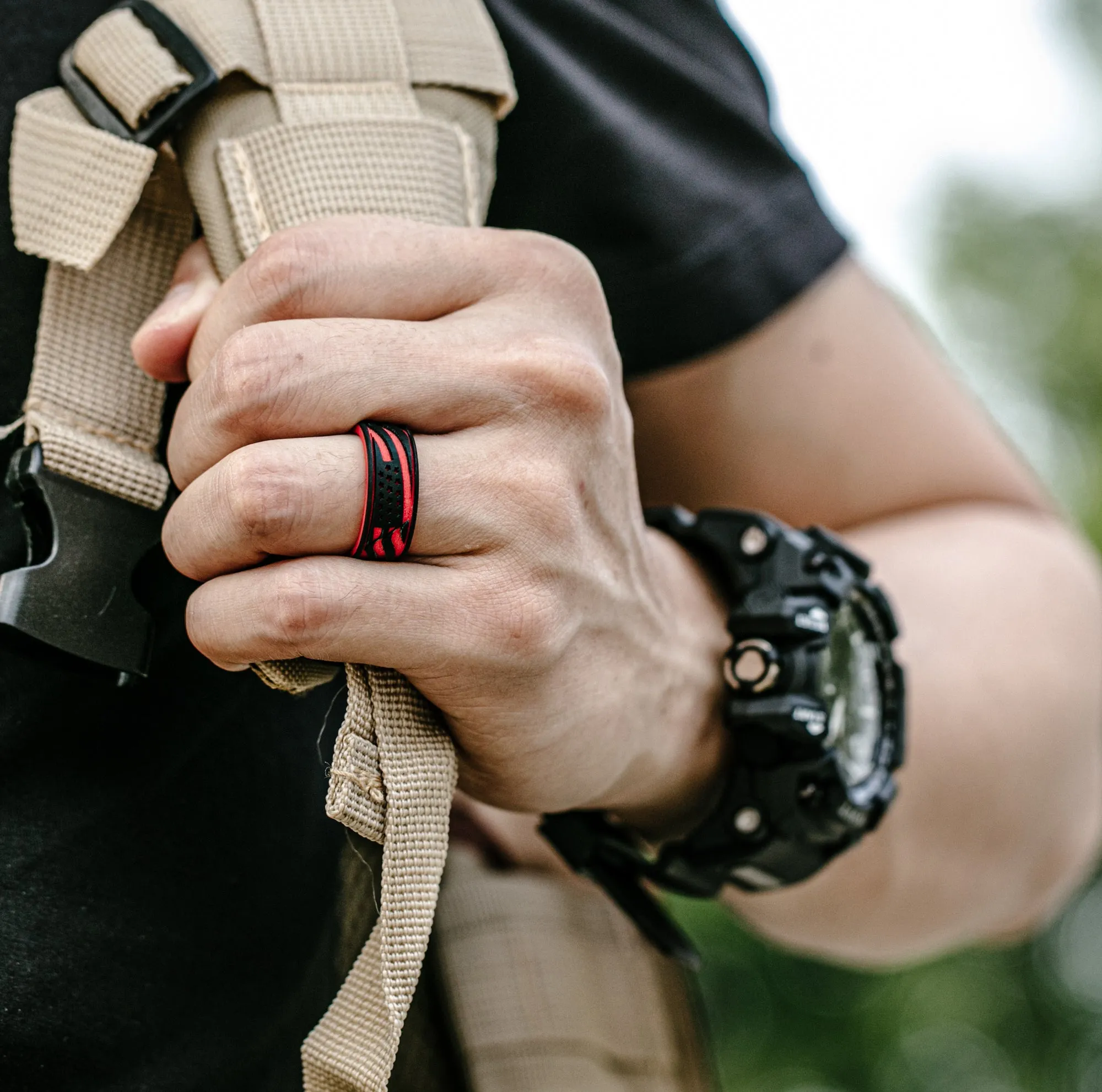 Men's Printed Prime 2 - Silicone Ring