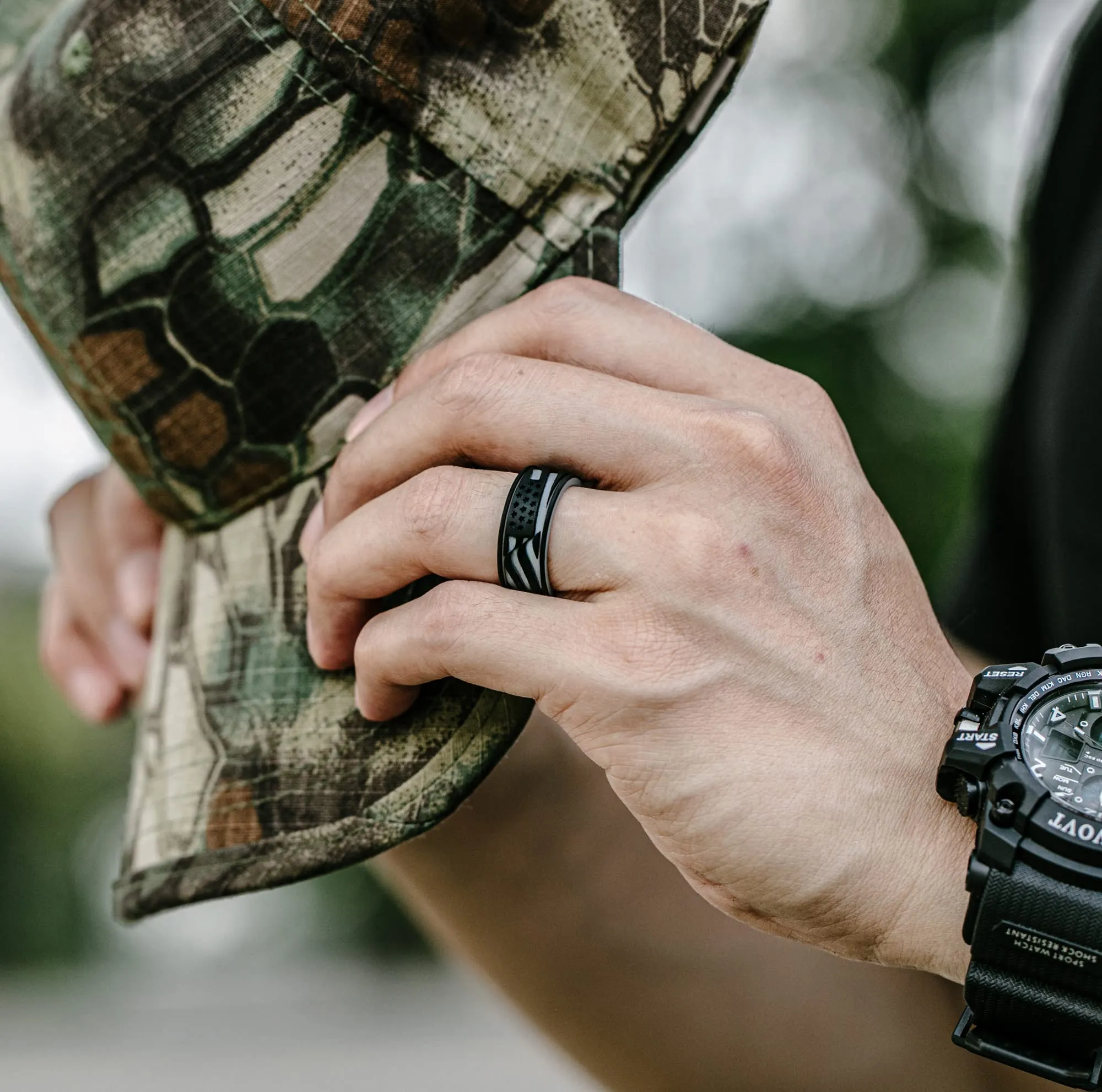 Men's Printed Prime 2 - Silicone Ring
