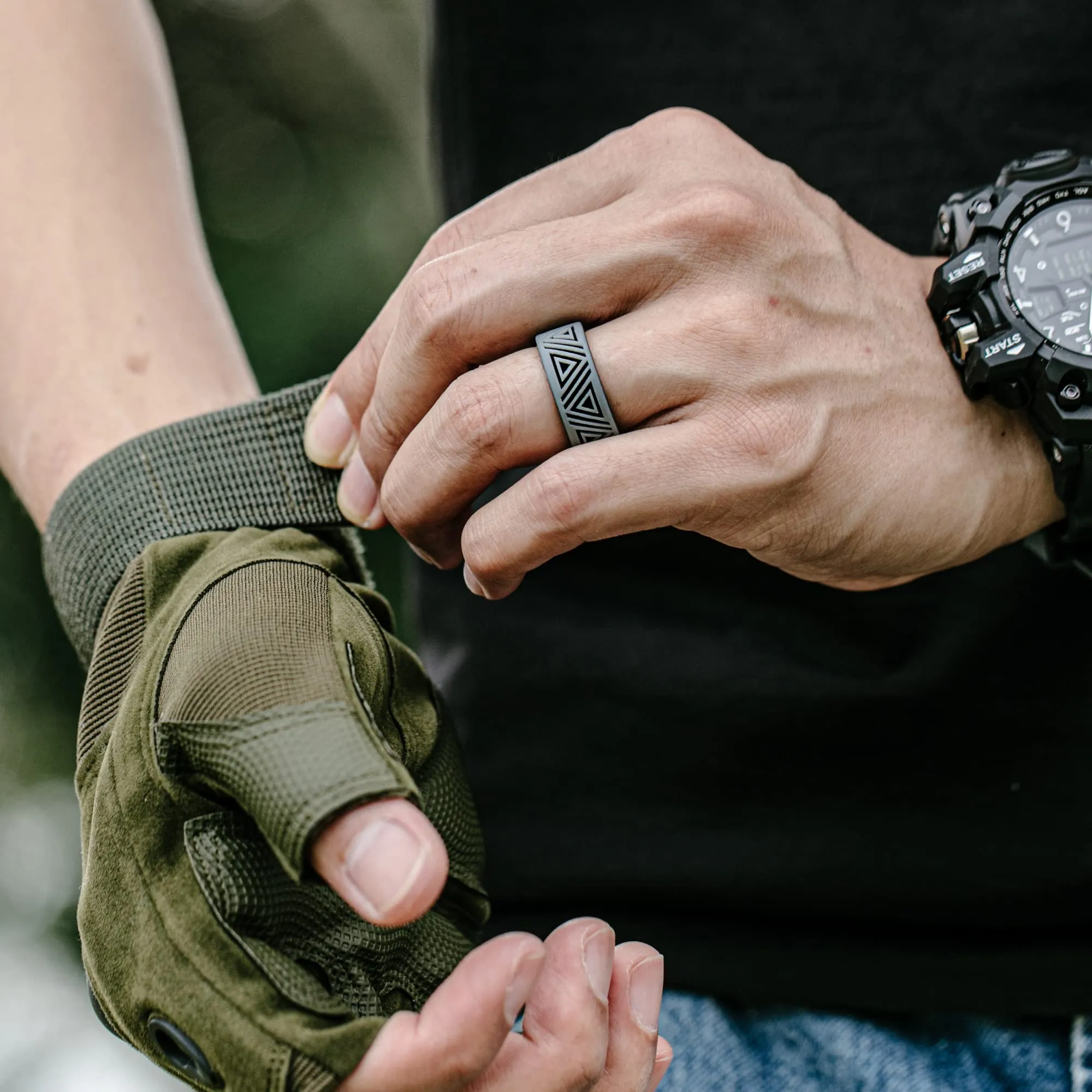 Men's Printed Prime 3 - Silicone Ring
