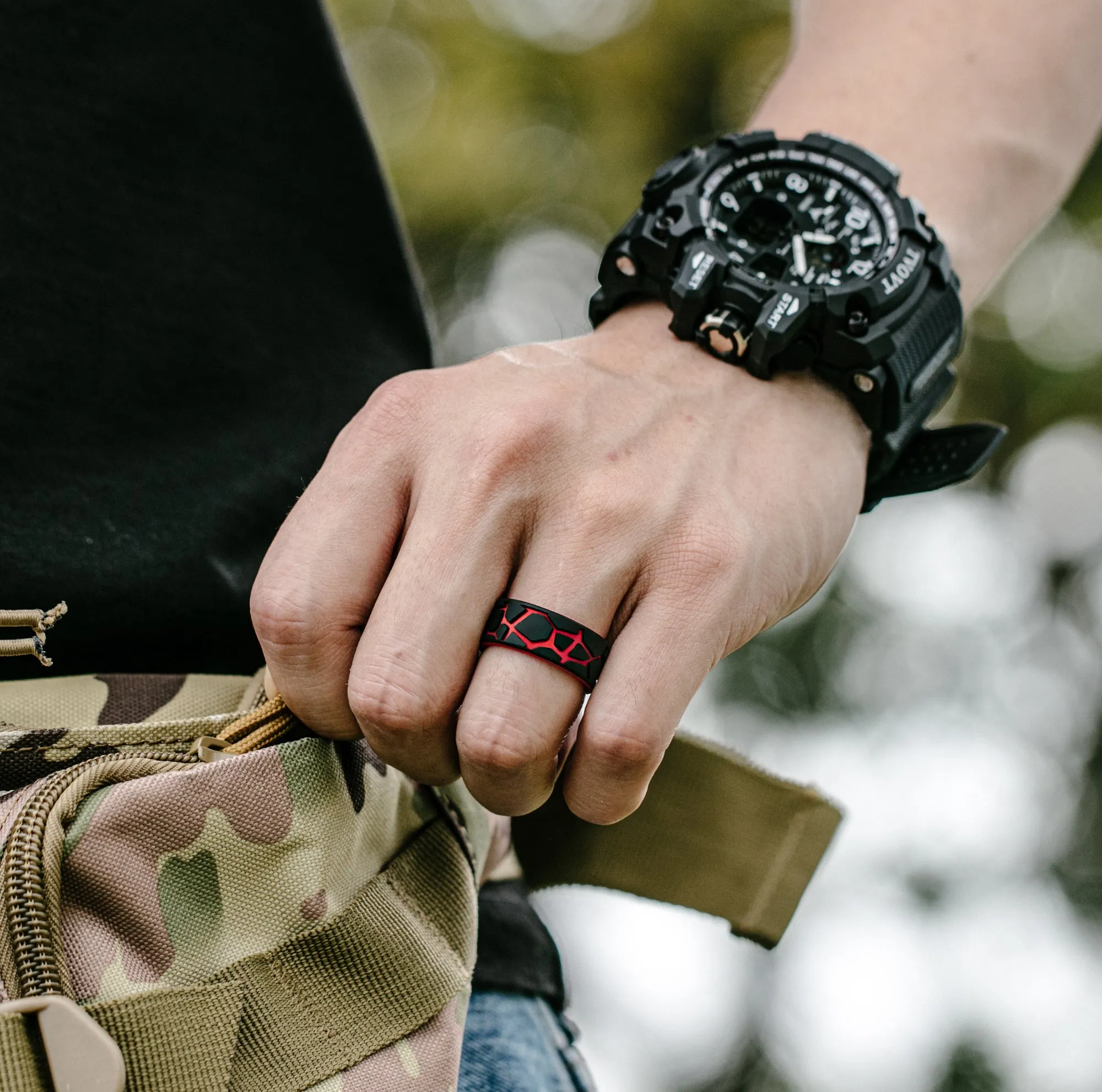 Men's Printed Prime 3 - Silicone Ring