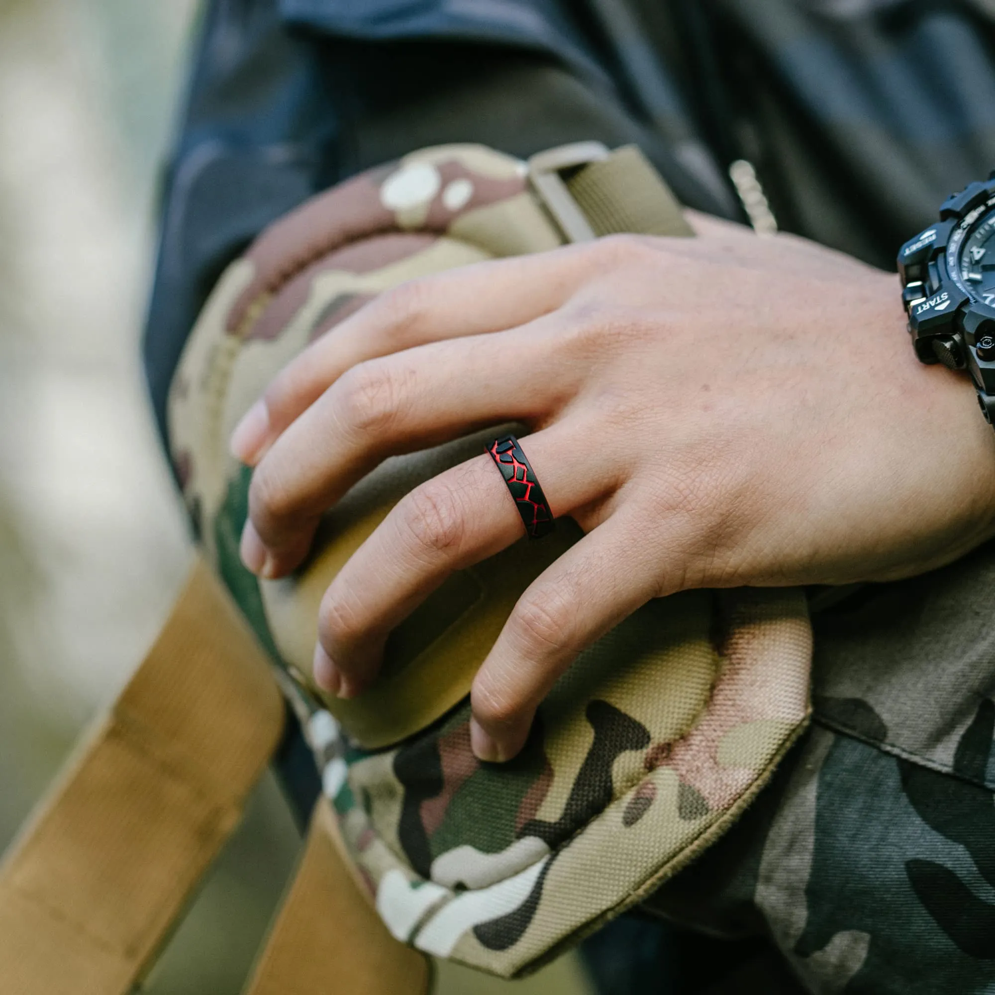 Men's Printed Prime 3 - Silicone Ring