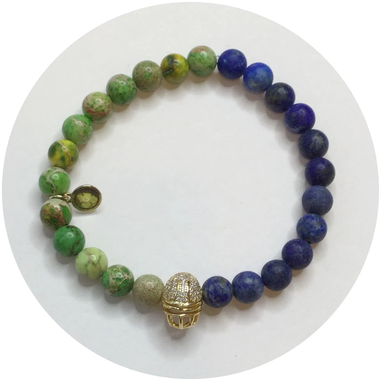 Mens Seattle Seahawks with Gold Pavé Helmet