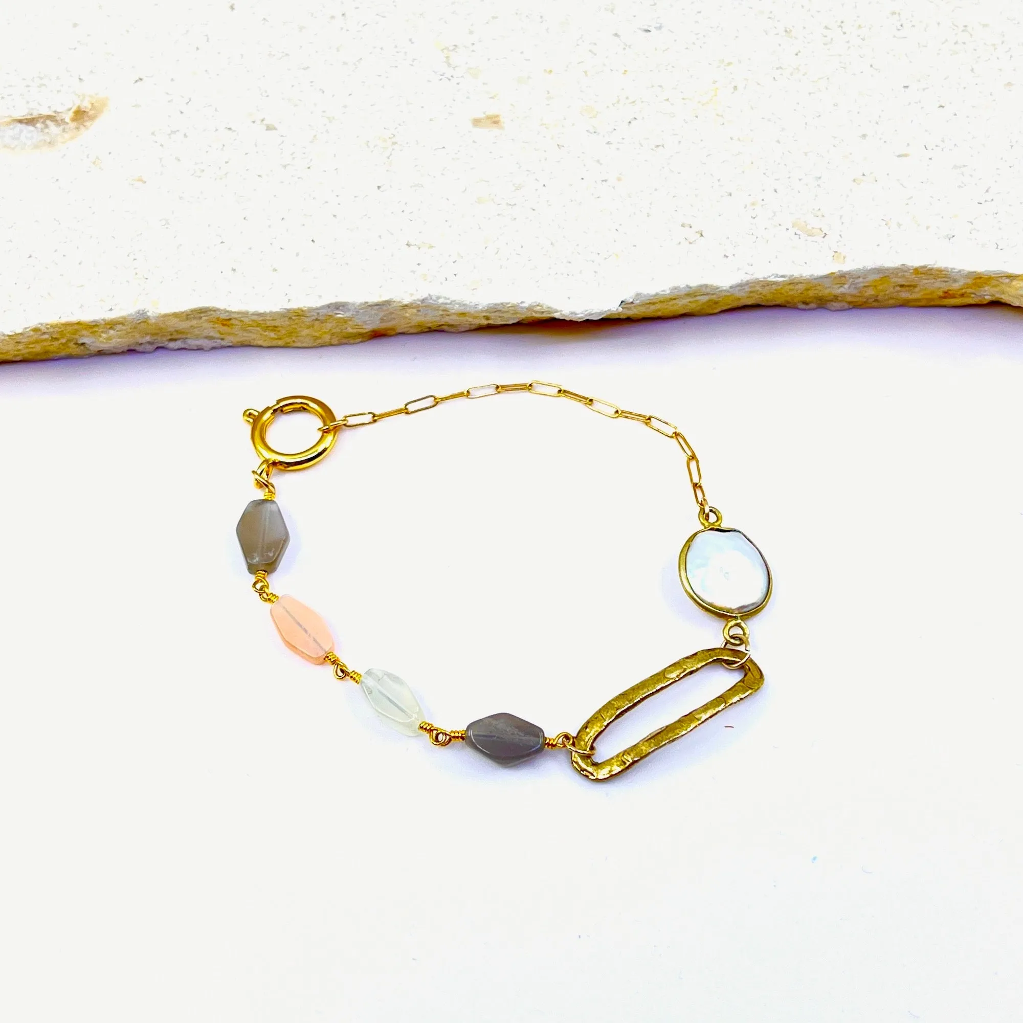 Mixed with Bronze Bracelet