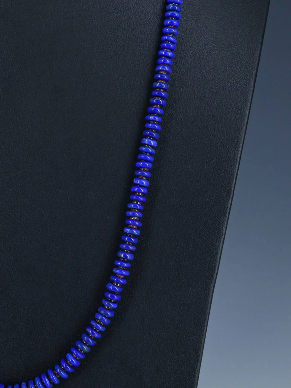 Native American Lapis Beaded Necklace
