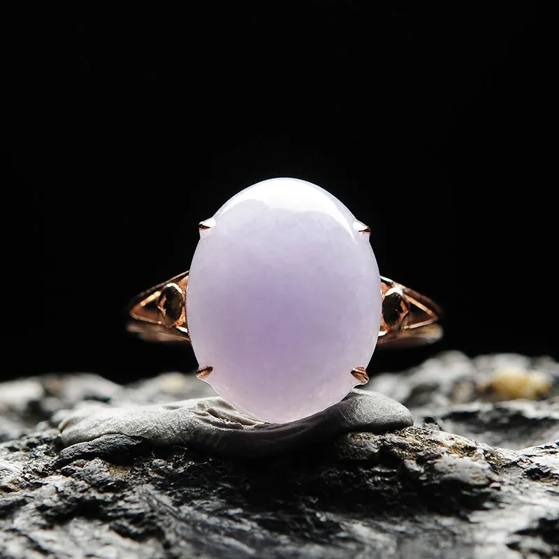 Natural Jade Ring Jadeite Gold Ring RG94