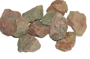 Natural Unakite Stone Rough Raw Stone for Reiki Healing and Vastu Correction, Meditation, Protection, Courage, Strength and Increase Creativity1 Kilo