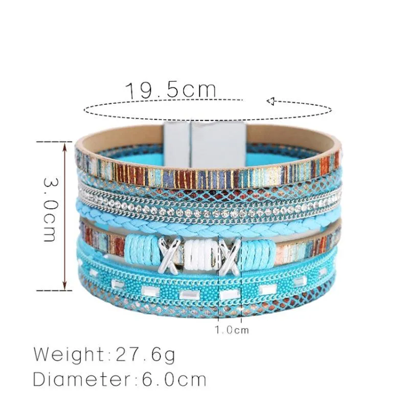 'Nunkeri' Cuff Bracelet - coffee