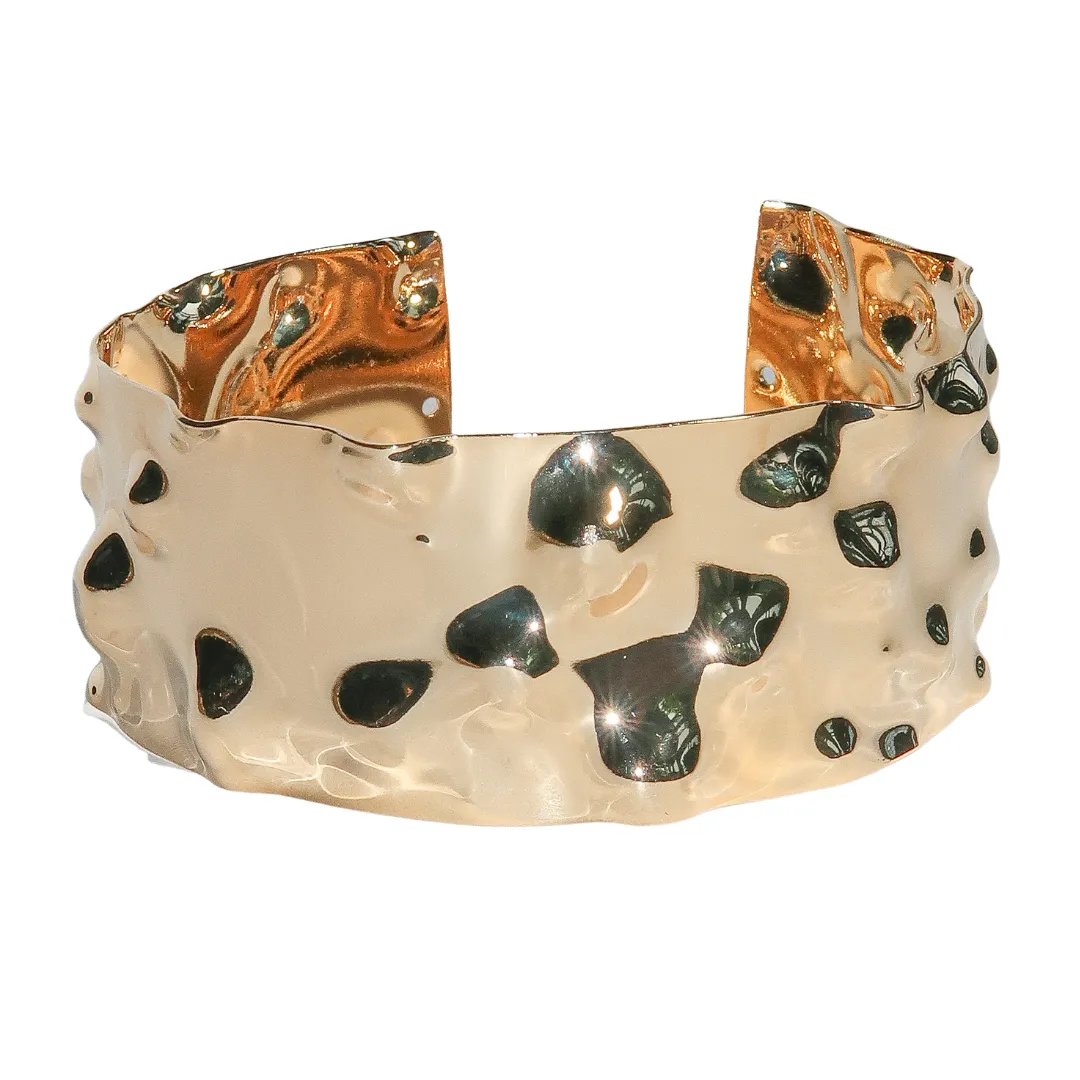 Ocean Gold Bangle Cuff