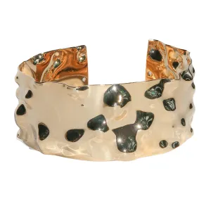Ocean Gold Bangle Cuff