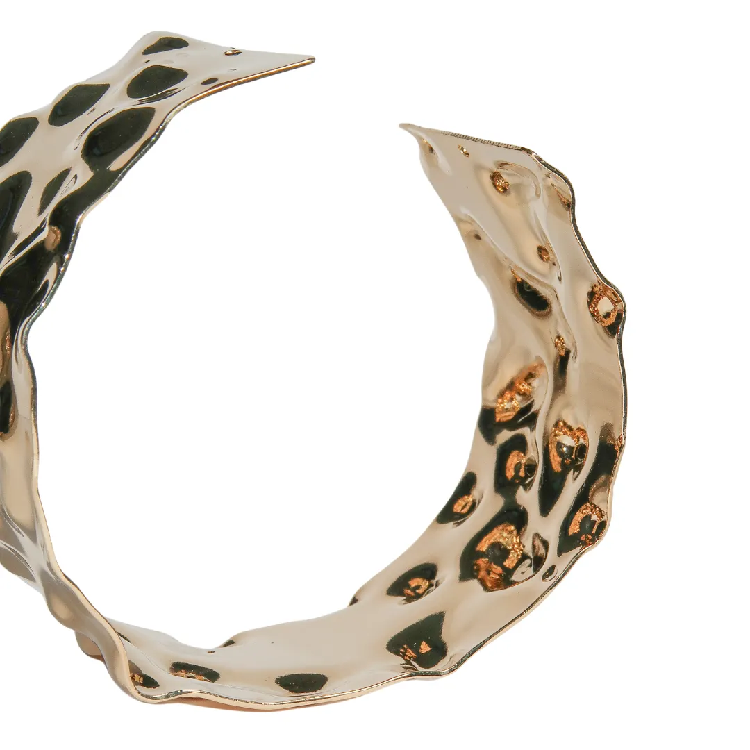 Ocean Gold Bangle Cuff