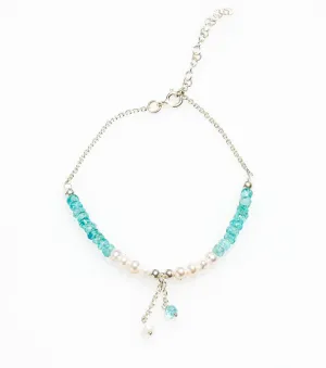 Ocean Spell Bracelet Light Blue Apatite