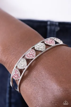 Paparazzi Decadent Devotion Bracelet Pink