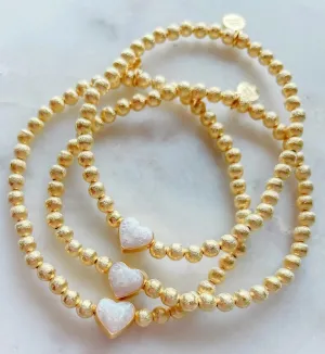 Pearl Heart Bracelet
