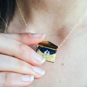 Personalised Photo Envelope Necklace