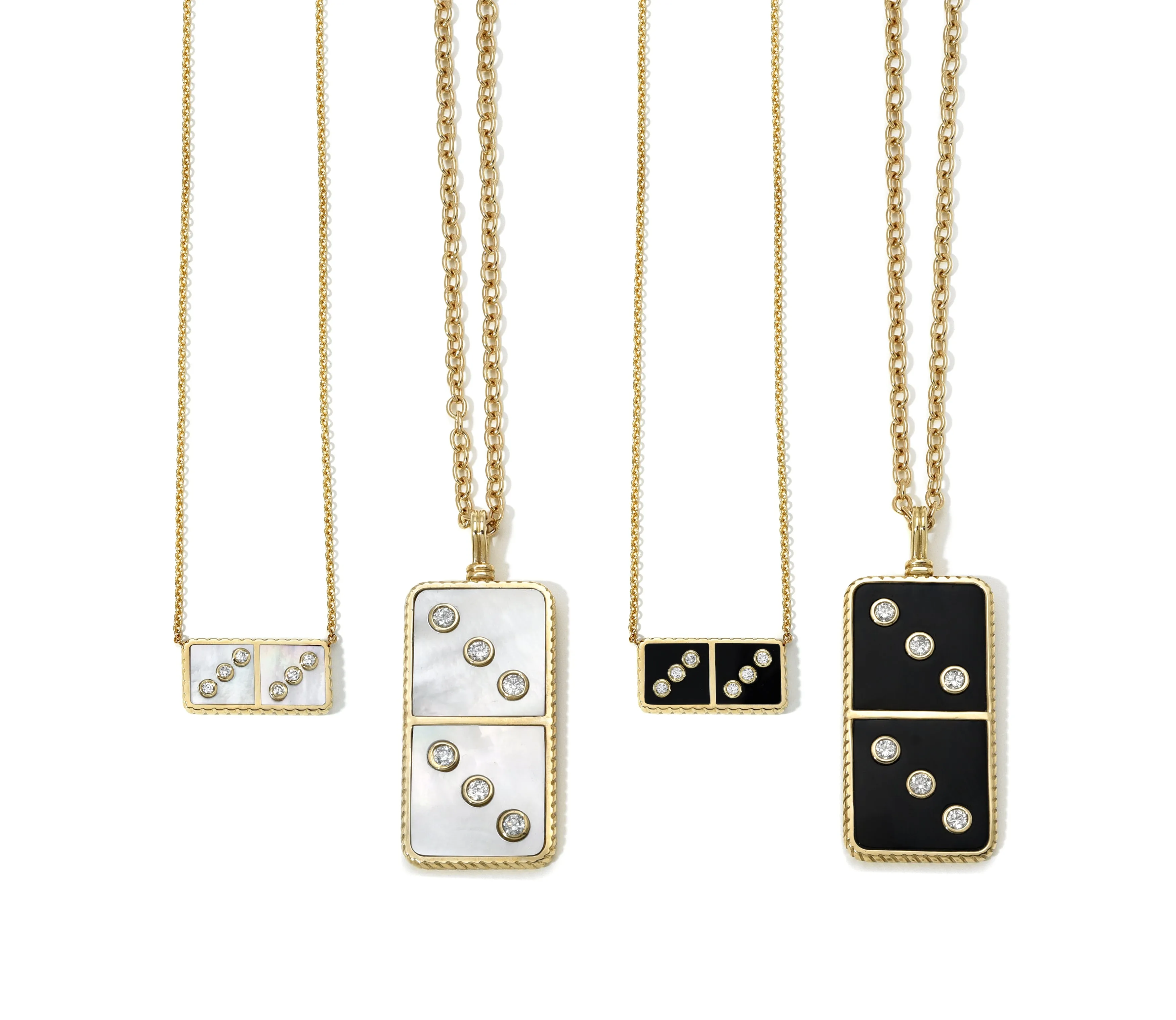 Petite Domino Pendant - Lapis