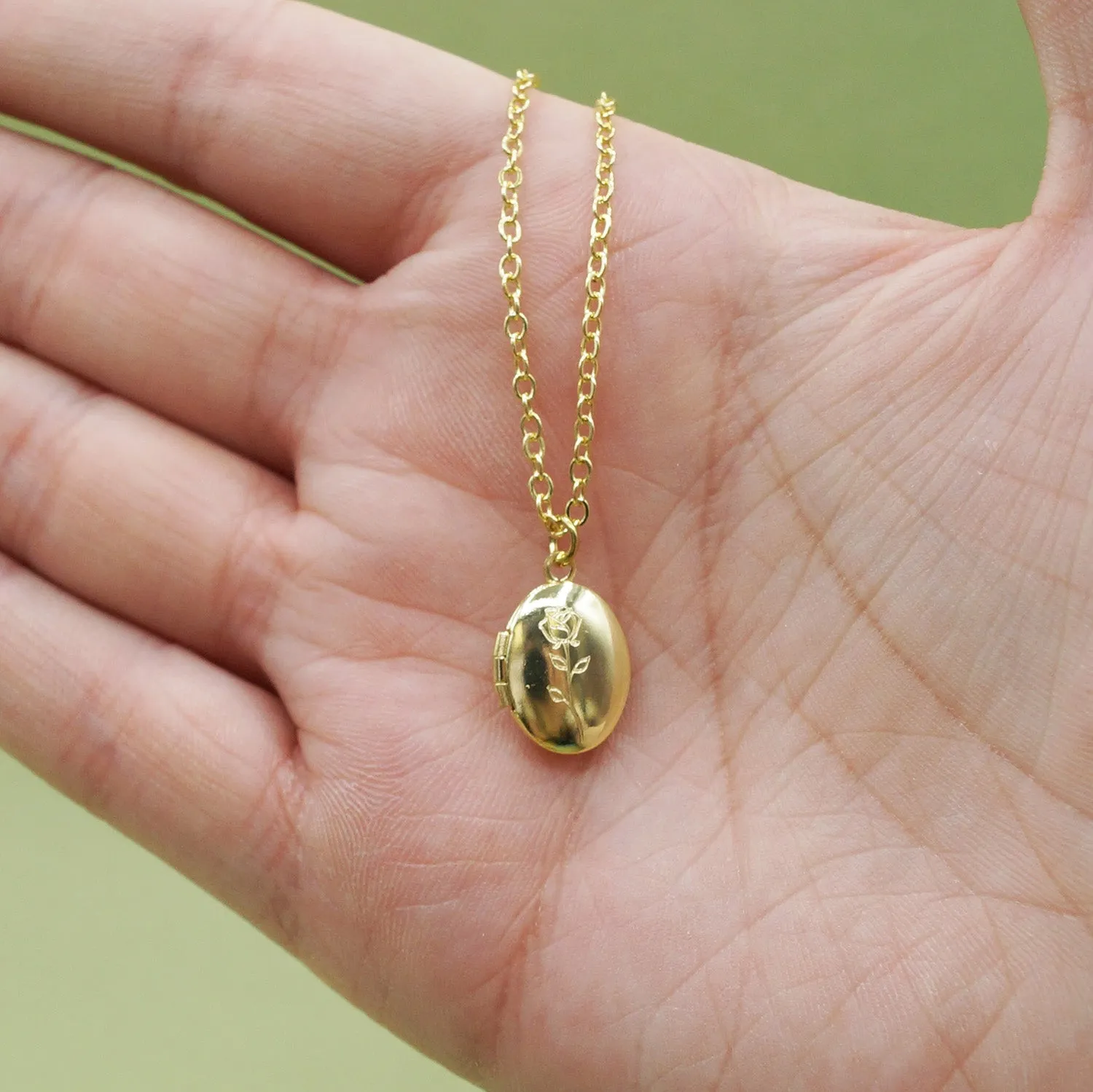 Phones Down, Hearts Open - Miniature Locket Necklace