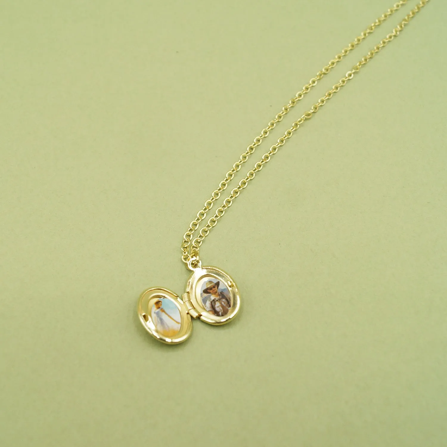 Phones Down, Hearts Open - Miniature Locket Necklace