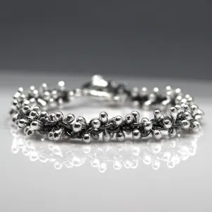 Piccoli - Aurora Oxidised Silver Bracelet