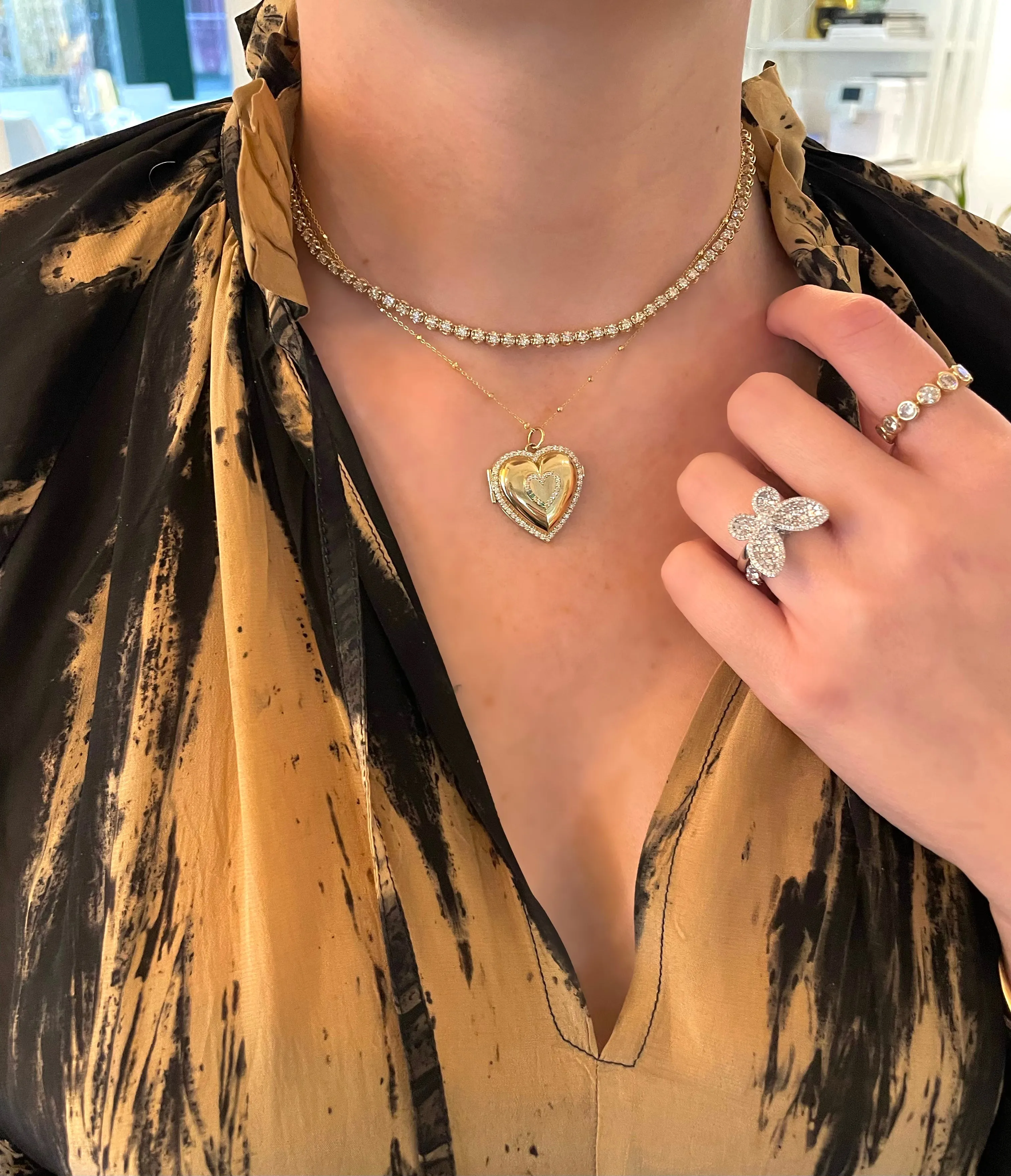 Puff Heart Locket
